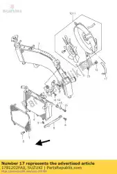 Qui puoi ordinare stampaggio, shroud da Suzuki , con numero parte 1781202FA0: