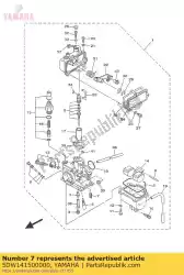 Ici, vous pouvez commander le aiguille assy auprès de Yamaha , avec le numéro de pièce 5DW141500000: