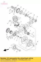 Ici, vous pouvez commander le entraînement à engrenages auprès de Yamaha , avec le numéro de pièce 1S4115360000: