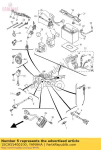 yamaha 1SCH55400100 c.d.i. unidade de montagem - Lado inferior