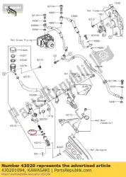 Aquí puede pedir pistón-comp, freno kx125-h1 de Kawasaki , con el número de pieza 430201094: