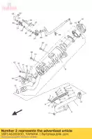 18P146280000, Yamaha, protezione, tubo di scarico yamaha  wr yfz yzf 450 2010 2011 2012 2013 2014 2015 2016 2017 2018 2019 2020 2021, Nuovo