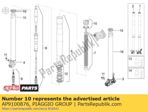 aprilia AP9100876 plug cpl. d.45 - Onderkant