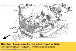 Qui puoi ordinare clamp. Coupler da Honda , con numero parte 32910MN5003: