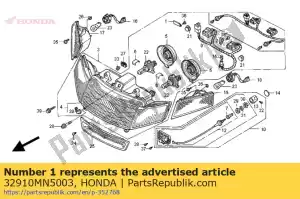 Honda 32910MN5003 clamp.coupler - Il fondo