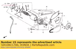 kabel, startmot van Honda, met onderdeel nummer 32410KC1700, bestel je hier online: