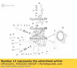 Ici, vous pouvez commander le tampon calibré 2,40 mm auprès de Piaggio Group , avec le numéro de pièce CM163201: