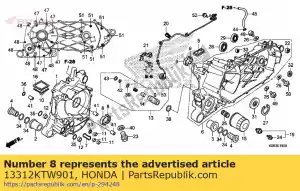 honda 13312KTW901 ?o?ysko a, wa? korbowy r. bok (niebieski) - Dół