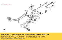 Aquí puede pedir pedal comp., rr. Freno de Honda , con el número de pieza 46500KBG000: