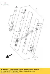 Qui puoi ordinare damper assy, ?? Fro da Suzuki , con numero parte 5110423H00: