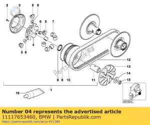 bmw 11117653460 perro conductor - Lado inferior