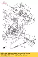 40T253210098, Yamaha, plate, brake shoe yamaha yz 490, New