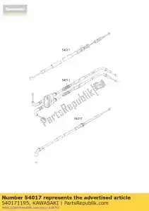 kawasaki 540171195 avviatore per cavi zx600-g1 - Il fondo