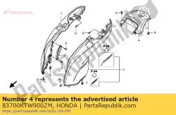 Here you can order the no description available at the moment from Honda, with part number 83700KTW900ZM: