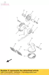Aqui você pode pedir o engrenagem, bomba de óleo ociosa em Yamaha , com o número da peça 18P133410000: