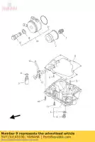 5VY134140100, Yamaha, gasket, strainer cover yamaha yzf r 1000 2004 2005 2006, New