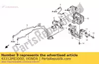 43312MEJD00, Honda, pipe b, rr brk mai honda cb super four a  sa cb1300a cb1300sa 1300 , Nouveau