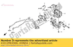 Here you can order the pipe b,rr brk mai from Honda, with part number 43312MEJD00: