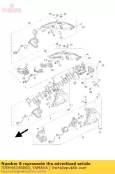 Ici, vous pouvez commander le cordon, feu arrière auprès de Yamaha , avec le numéro de pièce 37PH45340000: