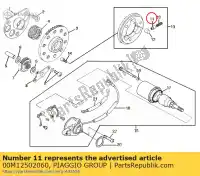 00M12502060, Piaggio Group, Cap. veer van starterkoppeling derbi gilera gpr sc nude sport e edicion racing r 125 2, Nieuw