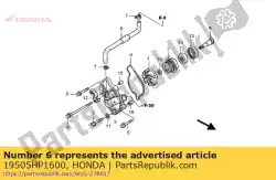 slang, water van Honda, met onderdeel nummer 19505HP1600, bestel je hier online: