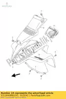 5311840B00291, Suzuki, cvr.fr.fender suzuki lt80 quadsport lt 80 , Nuovo