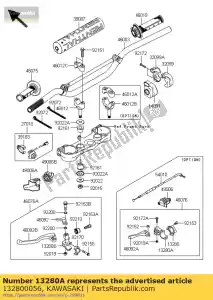 Kawasaki 132800056 holder - Bottom side