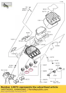 kawasaki 140730262 kana?, # 2, # 3 zx600r9f - Dół