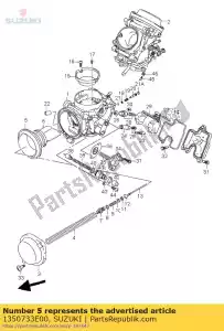 Suzuki 1350733E00 diaphragme - La partie au fond