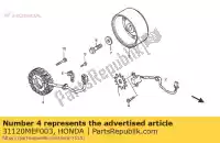 31120MEF003, Honda, Stator coil honda fjs 600 2005 2006 2011 2012, New