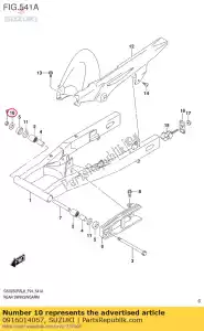 Suzuki 0916014067 lavadora, 14.5x29x - Lado inferior