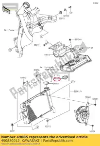 kawasaki 490850012 tappo-pressione-pressione en650aff - Il fondo