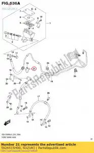 Suzuki 5924515H00 collier, flexible uh1 - La partie au fond