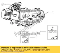 CM1278145, Piaggio Group, moteur 50 4t e2 piaggio liberty zapc42404, zapc42402 50 2007 2009 2014 2016 2017, Nouveau