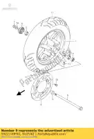 5922149F00, Suzuki, freno anteriore a disco suzuki uh 125 2005 2006, Nuovo