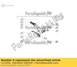 Here you can order the screw from Piaggio Group, with part number 123394: