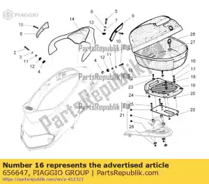 Piaggio Group 656647 vite a brugola - Il fondo