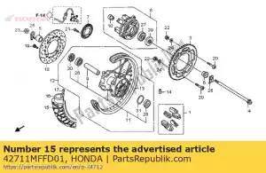 Honda 42711MFFD01 neumático, rr. (bridgestone) ( - Lado inferior