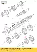 131291349, Kawasaki, ko?o z?bate górne wyj?ciowe 26t kx80-e1 kawasaki  kx 60 65 80 1985 1986 1987 1988 1989 1990 1991 1992 1993 1994 1995 1996 1997 1998 1999 2000 2001 2002 2003 2005 2006 2007 2008 2009 2010 2011 2012 2013 2014 2015 2016 2017 2018 2019 2020, Nowy