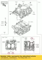 130CB0645, Kawasaki, con perno, 6x45 kawasaki z  m r eversion d b c a l sugomi edition special e version abs zr800 zr750 f z750 z750r z800 bds dds bef def krf1000 teryx krx 1000 750 800 , Nuevo