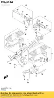 4352041F30, Suzuki, bracket,fr foot suzuki  c vl 800 2005 2006 2007 2008 2009 2010 2011 2012 2014 2015 2016 2017 2018 2019, New