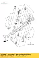 5110410H10, Suzuki, amortisseur assy, ??fro suzuki rm z250 250 , Nouveau