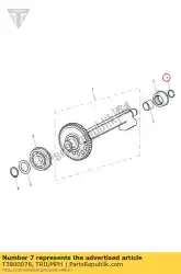 Here you can order the bearing, needle, 40x24x20 from Triumph, with part number T3800078: