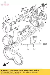 lens assy van Yamaha, met onderdeel nummer 3VD8432A3000, bestel je hier online: