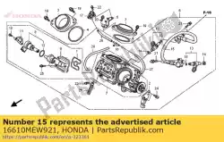 Aquí puede pedir tubería comp., combustible de Honda , con el número de pieza 16610MEW921: