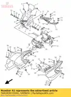 5AN283033000, Yamaha, Afbeeldingenset, onderklep 2 yamaha tdr 125, Nieuw