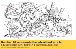 Aqui você pode pedir o conjunto pára-brisas (wl) * tipo em Honda , com o número da peça 64250MBBD50ZA: