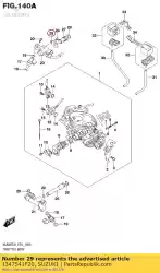 Here you can order the plate,stay from Suzuki, with part number 1347541F20: