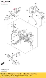 suzuki 1347541F20 plate,stay - Bottom side