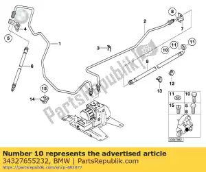 bmw 34327655232 hollow bolt - Bottom side